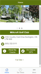 Mobile Screenshot of millcroftgolfclub.com